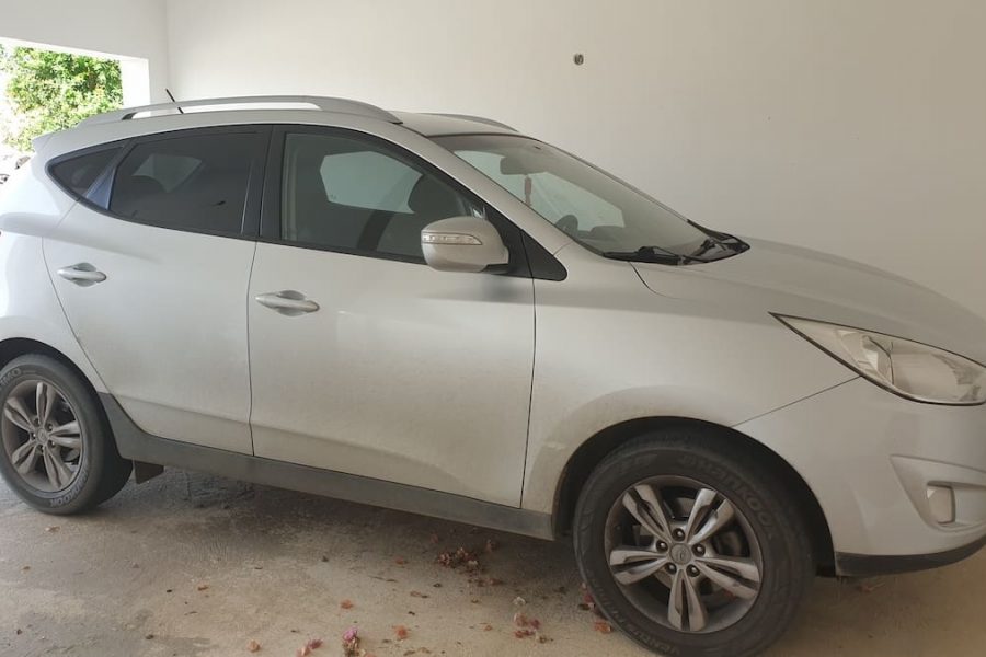 hyundai tucson in grau von curacao max