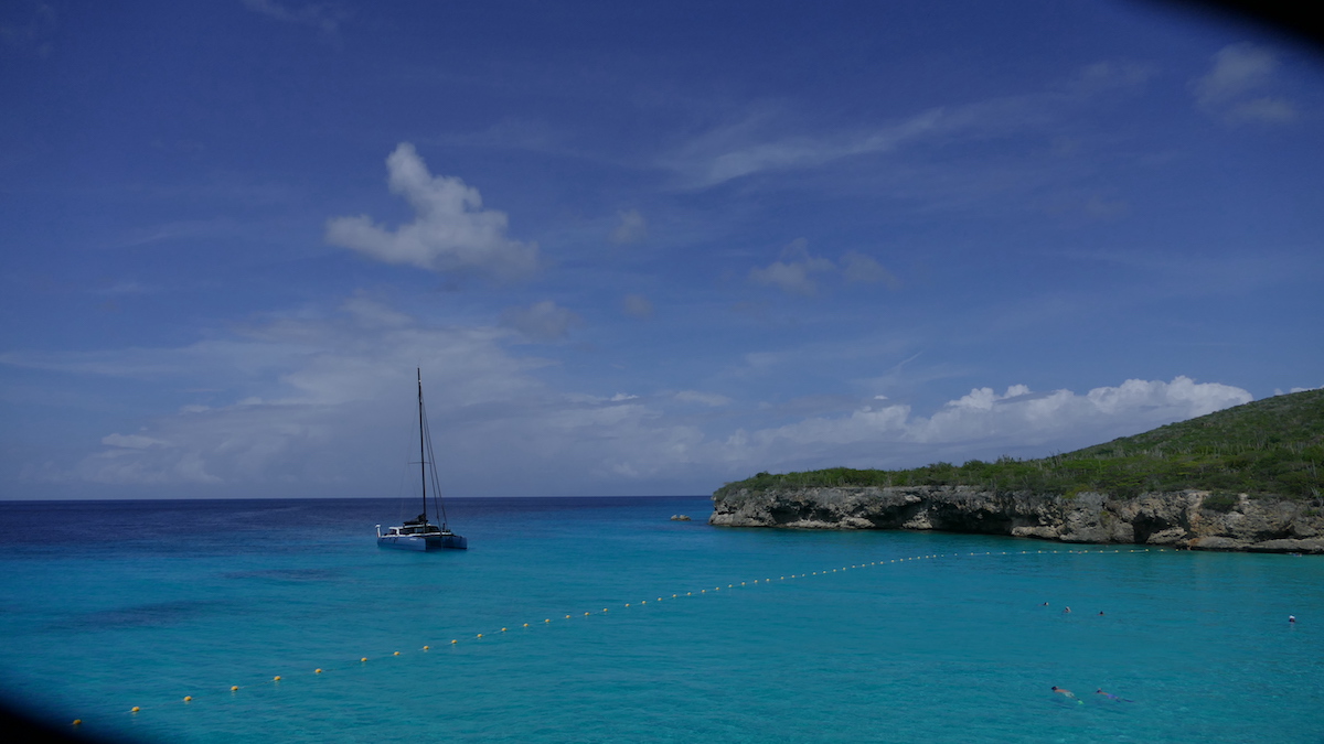 katamaran am großen knip strand